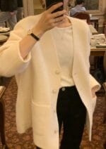 [Premium] OUNCE Ben Alpaca Half Coat - Image 22