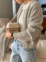 [Premium] OUNCE Loren Alpaca Gold Cardigan - Image 5