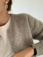 [Premium] OUNCE Loren Alpaca Gold Cardigan - Image 14