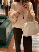 [Premium] OUNCE Rina Mohair V Knit - Image 18