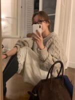 [Premium] OUNCE 100% Wool Mago Cable Knit - Image 13