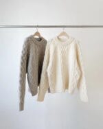 [Premium] OUNCE 100% Wool Mago Cable Knit - Image 14