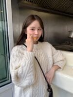 [Premium] OUNCE 100% Wool Mago Cable Knit - Image 19