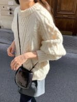 [Premium] OUNCE 100% Wool Mago Cable Knit - Image 21