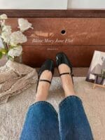Blanc Mary Jane Flats - Image 2