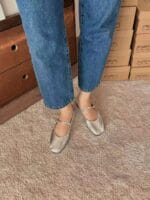 Blanc Mary Jane Flats - Image 8