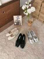 Blanc Mary Jane Flats - Image 11