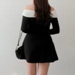 Elegant Ribbon Offshoulder Top - Image 17