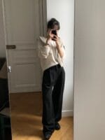 [Premium] OUNCE Racoon Cashmere Knit Sweater - Image 24