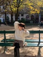 [Premium] OUNCE Rina Mohair V Knit - Image 35