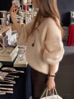 [Premium] OUNCE Rina Mohair V Knit - Image 26