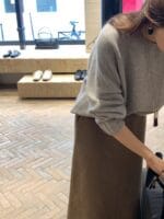 [Premium] OUNCE Racoon Cashmere Knit Sweater - Image 35