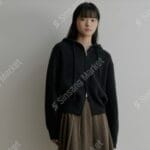 [Premium] Amygrace Hodded Knit Jacket - Image 4