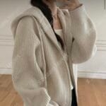 [Premium] Amygrace Hodded Knit Jacket - Image 7