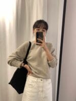 [Premium] OUNCE Racoon Cashmere Knit Sweater - Image 21