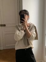 [Premium] OUNCE Racoon Cashmere Knit Sweater - Image 25