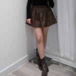 Autumn Stripes Mini Skirt - Image 6