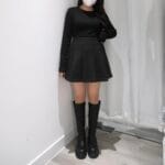 FW Pleated Mini Skirt - Image 5