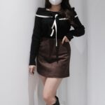 Suede Mini Skirt - Image 5