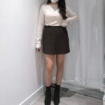 FW Wool A-line Skirt - Image 5