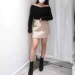 FW Wool A-line Skirt - Image 13