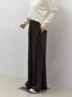 Teddy Corduroy Wide Legs Pants - Image 26