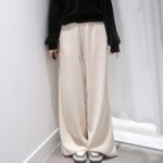 Teddy Corduroy Wide Legs Pants - Image 12
