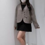 Handmade 80% Wool & Cashmere Choker coat