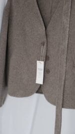 Handmade 80% Wool & Cashmere Choker coat - Image 9