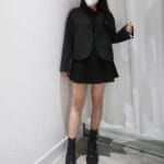 Handmade 80% Wool & Cashmere Choker coat - Image 21