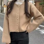 Gold Buttons Cropped Jacket - Image 16