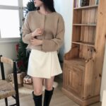 Gold Buttons Cropped Jacket - Image 20