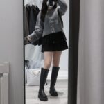 Gold Buttons Cropped Jacket - Image 11