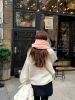 [Premium] OUNCE Fluffy Alpaca Buckle Muffler - Image 13