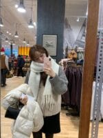 [Premium] OUNCE Fluffy Alpaca Buckle Muffler - Image 3