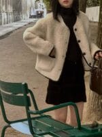 [Premium] Boucle Cloudy Teddy Coat - Image 5