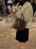 [Premium] Boucle Cloudy Teddy Coat - Image 8