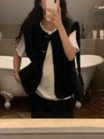 [Premium] Boucle Cloudy Teddy Vest - Image 7