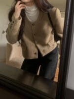 [Premium]Wool Tweed jacket - Image 15