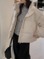 [Premium] Souffle Wool Turtleneck Basic Top - Image 8