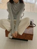 [Premium] Souffle Wool Turtleneck Basic Top - Image 23