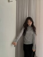 [Premium] Souffle Wool Turtleneck Basic Top - Image 24