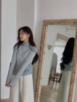 [Premium] Souffle Wool Turtleneck Basic Top - Image 27