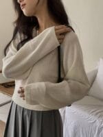 [Premium] Soft Knit Collar Pullover - Image 9