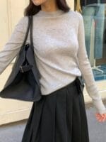 [Premium] 100% Wool Basic Top - Image 4