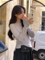 [Premium] 100% Wool Basic Top - Image 12