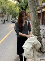 [Premium] OUNCE Lazy Deep V Knit - Image 14