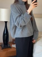 [Premium] OUNCE Cashmere Raglan Turtleneck - Image 3