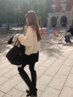 [Premium] OUNCE Cashmere Raglan Turtleneck - Image 4