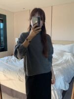 [Premium] OUNCE Cashmere Raglan Turtleneck - Image 10